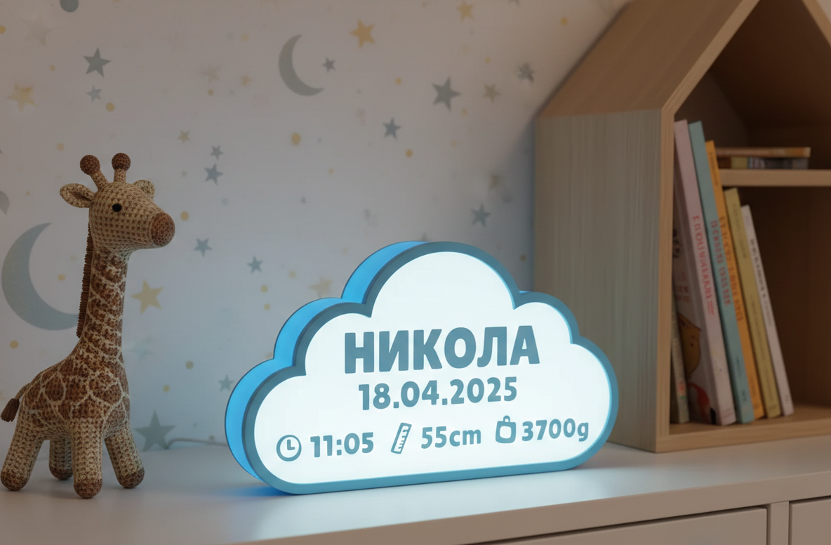 Персонализирана 3D LED Лампа